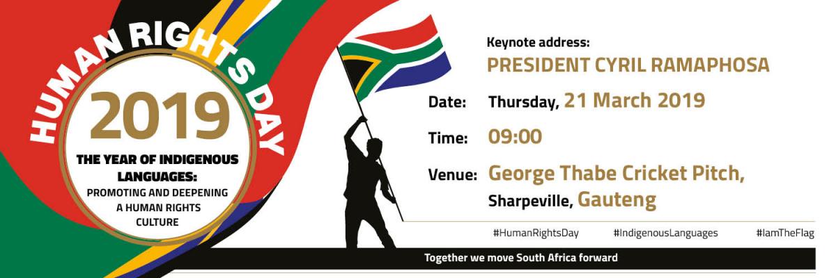Human Rights Day 19 South African Government